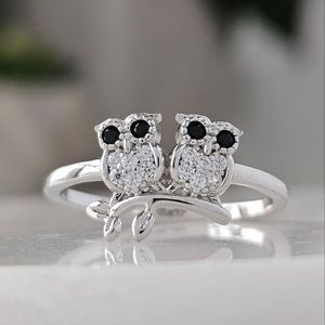 Owl Ring, 925 Sterling Silver Charmed Aroma Size 7
